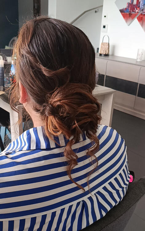 Tresse colorée.